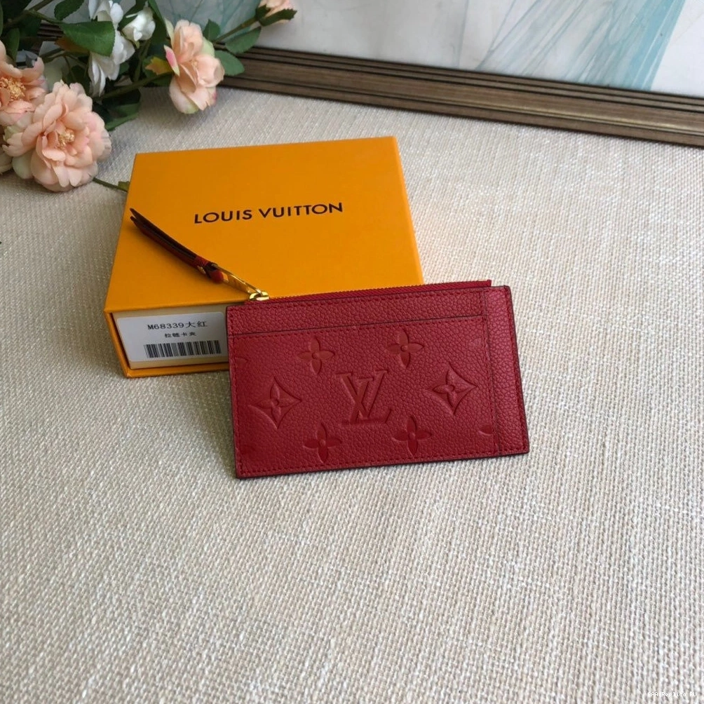 HOLDER ZIPPED VUITTON CARD LOUIS 0724